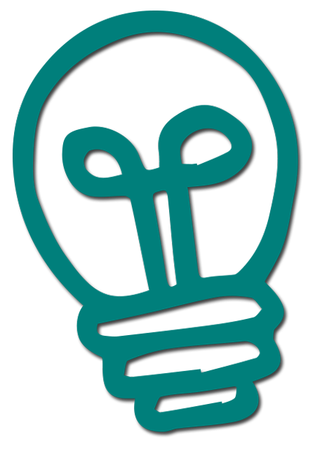 Green light bulb iconography - The Centre for Literacy & Learning
