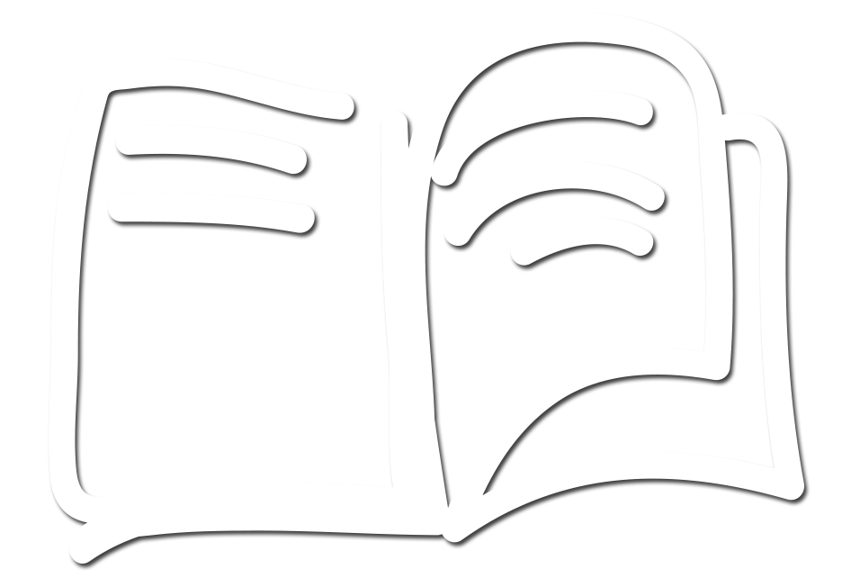 White reading book iconography - The Centre for Literacy & Learning